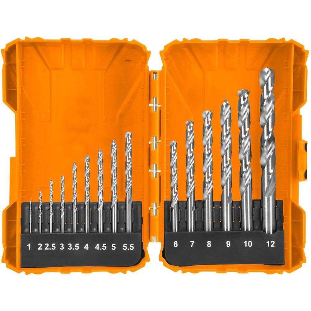 Ingco AKDL51502 15Ppcs HSS Drill Bit Set 1MM - 12MM - KHM Megatools Corp. Ingco AKDL51502 15Ppcs HSS Drill Bit Set 1MM - 12MM - KHM Megatools Corp.